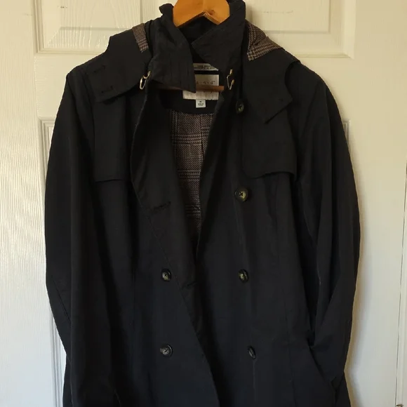 Double Breast Water Resistant Trench Coat - Picture 9 of 10